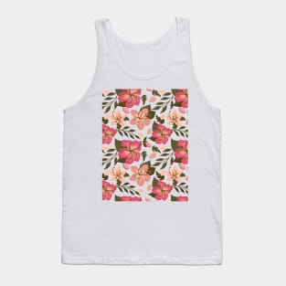 Sunny Digital Tropical Florals - Warm Palette Tank Top